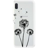iSaprio Three Dandelions - Black for Samsung Galaxy A20e - Phone Cover
