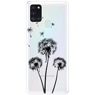 iSaprio Three Dandelions - Black for Samsung Galaxy A21s - Phone Cover