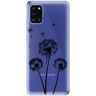 iSaprio Three Dandelions - Black for Samsung Galaxy A31 - Phone Cover