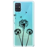 iSaprio Three Dandelions - Black for Samsung Galaxy A51 - Phone Cover