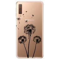 iSaprio Three Dandelions - Black for Samsung Galaxy A7 (2018) - Phone Cover