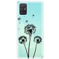 iSaprio Three Dandelions - Black for Samsung Galaxy A71 - Phone Cover