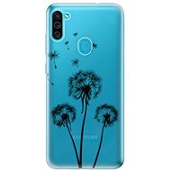 iSaprio Three Dandelions - Black for Samsung Galaxy M11 - Phone Cover