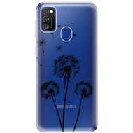 iSaprio Three Dandelions - Black for Samsung Galaxy M21 - Phone Cover