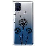 iSaprio Three Dandelions - Black for Samsung Galaxy M31s - Phone Cover