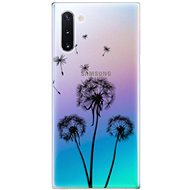 iSaprio Three Dandelions - Black for Samsung Galaxy Note 10 - Phone Cover
