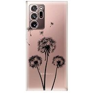 iSaprio Three Dandelions - Black for Samsung Galaxy Note 20 Ultra - Phone Cover