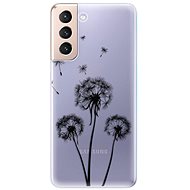 iSaprio Three Dandelions - Black for Samsung Galaxy S21 - Phone Cover