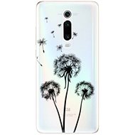 iSaprio Three Dandelions - Black for Xiaomi Mi 9T Pro - Phone Cover