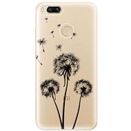 iSaprio Three Dandelions - Black for Xiaomi Mi A1 - Phone Cover