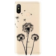 iSaprio Three Dandelions - Black for Xiaomi Mi A2 Lite - Phone Cover