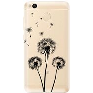 iSaprio Three Dandelions - Black for Xiaomi Redmi 4X - Phone Cover