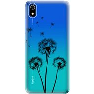 iSaprio Three Dandelions - Black for Xiaomi Redmi 7A - Phone Cover