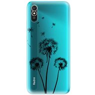 iSaprio Three Dandelions - Black for Xiaomi Redmi 9A - Phone Cover