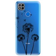 iSaprio Three Dandelions - Black for Xiaomi Redmi 9C - Phone Cover