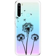 iSaprio Three Dandelions - Black for Xiaomi Redmi Note 8 - Phone Cover
