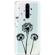 iSaprio Three Dandelions - Black for Xiaomi Redmi Note 8 Pro - Phone Cover