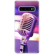 iSaprio Vintage Microphone for Samsung Galaxy S10 - Phone Cover