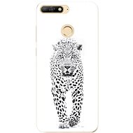 iSaprio White Jaguar for Huawei Y6 Prime 2018 - Phone Cover