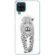 iSaprio White Jaguar for Samsung Galaxy A12 - Phone Cover