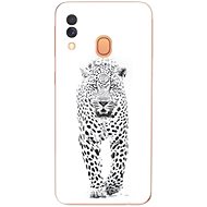iSaprio White Jaguar for Samsung Galaxy A40 - Phone Cover