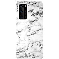 iSaprio White Marble 01 for Huawei P40 - Phone Cover