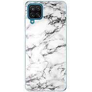 iSaprio White Marble 01 for Samsung Galaxy A12 - Phone Cover