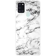 iSaprio White Marble 01 for Samsung Galaxy A21s - Phone Cover