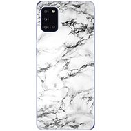iSaprio White Marble 01 for Samsung Galaxy A31 - Phone Cover