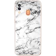 iSaprio White Marble 01 for Samsung Galaxy A40 - Phone Cover