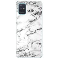 iSaprio White Marble 01 for Samsung Galaxy A51 - Phone Cover