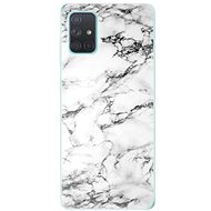 iSaprio White Marble 01 for Samsung Galaxy A71 - Phone Cover