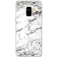 iSaprio White Marble 01 for Samsung Galaxy A8 2018 - Phone Cover