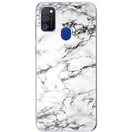 iSaprio White Marble 01 for Samsung Galaxy M21 - Phone Cover