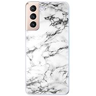iSaprio White Marble 01 for Samsung Galaxy S21 - Phone Cover