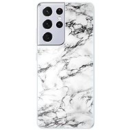 iSaprio White Marble 01 for Samsung Galaxy S21 Ultra - Phone Cover