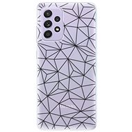 iSaprio Abstract Triangles 03 - Black for Samsung Galaxy A52 - Phone Cover