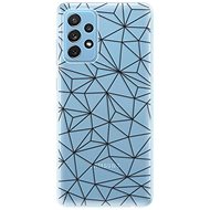 iSaprio Abstract Triangles 03 - Black for Samsung Galaxy A72 - Phone Cover