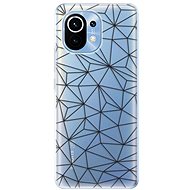 iSaprio Abstract Triangles 03 - Black for Xiaomi Mi 11 - Phone Cover