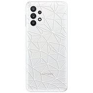 iSaprio Abstract Triangles 03 - White for Samsung Galaxy A32 LTE - Phone Cover