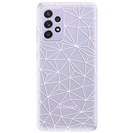 iSaprio Abstract Triangles 03 - White for Samsung Galaxy A52 - Phone Cover