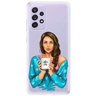 iSaprio Coffee Now - Brunette for Samsung Galaxy A52 - Phone Cover