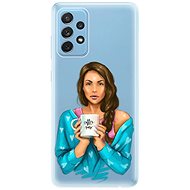iSaprio Coffee Now - Brunette for Samsung Galaxy A72 - Phone Cover