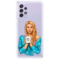 iSaprio Coffee Now - Redhead for Samsung Galaxy A52 - Phone Cover