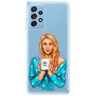 iSaprio Coffee Now - Redhead for Samsung Galaxy A72 - Phone Cover