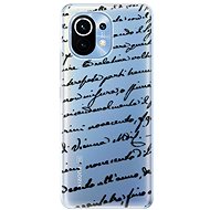 iSaprio Handwriting 01 - Black for Xiaomi Mi 11 - Phone Cover