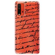 iSaprio Handwriting 01 - Black for Xiaomi Redmi 9T - Phone Cover