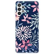 iSaprio Leaves on Blue for Samsung Galaxy A32 LTE - Phone Cover