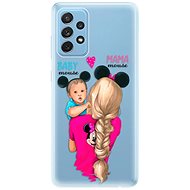 iSaprio Mama Mouse Blonde and Boy for Samsung Galaxy A72 - Phone Cover