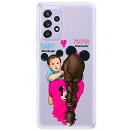 iSaprio Mama Mouse Brunette and Boy for Samsung Galaxy A52 - Phone Cover